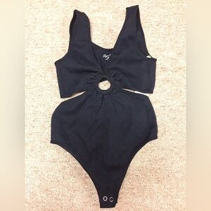 Elegant Black Women's Bodysuit